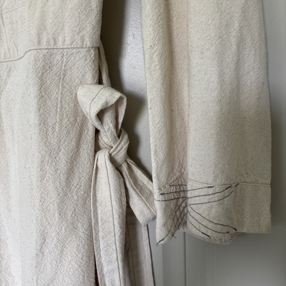 Chintamani Alchemistry Maxi Dress Organic Cotton Ivory Size Large - Picture 12 of 13